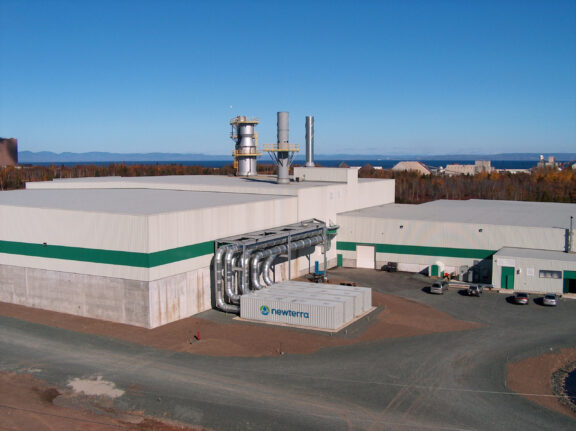 Odor control system outside of large processing plant