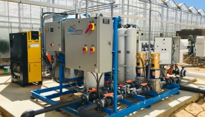Ozone remediation treatment equipment located on a skid