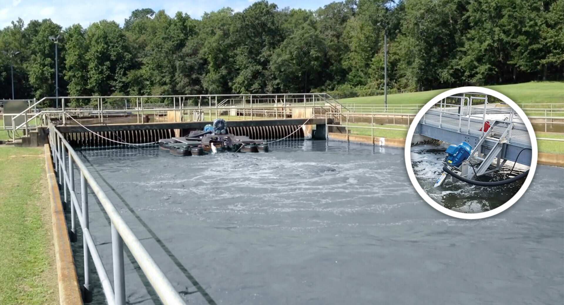 Oxidation ditch with tornado aerator